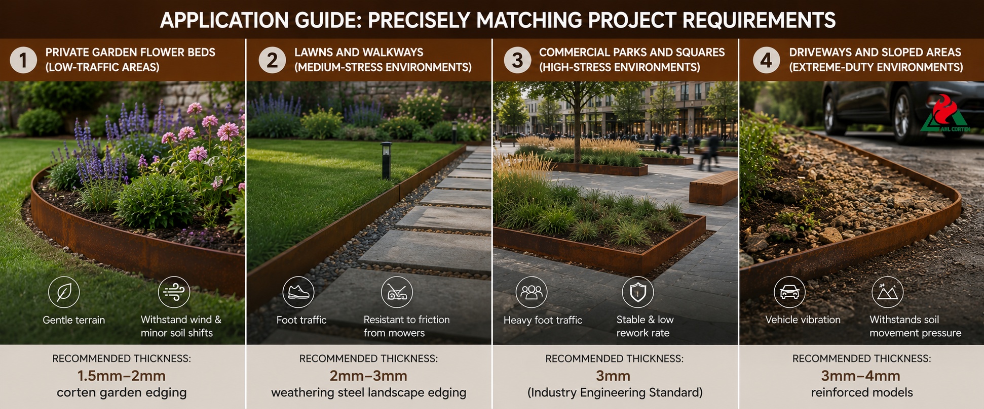 corten steel edging for sale